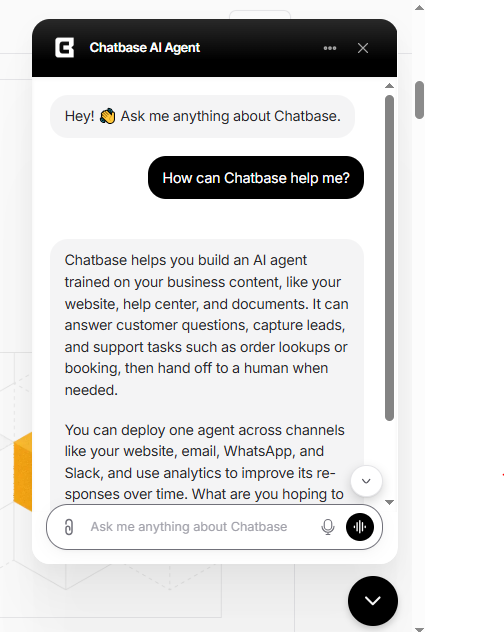 Chatbase AI Agent