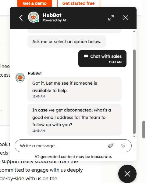 HubSpot AI Agent